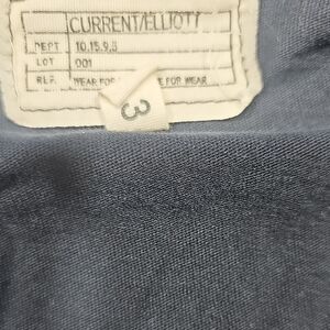 Current/Elliott Slate Blue Knit Crewneck